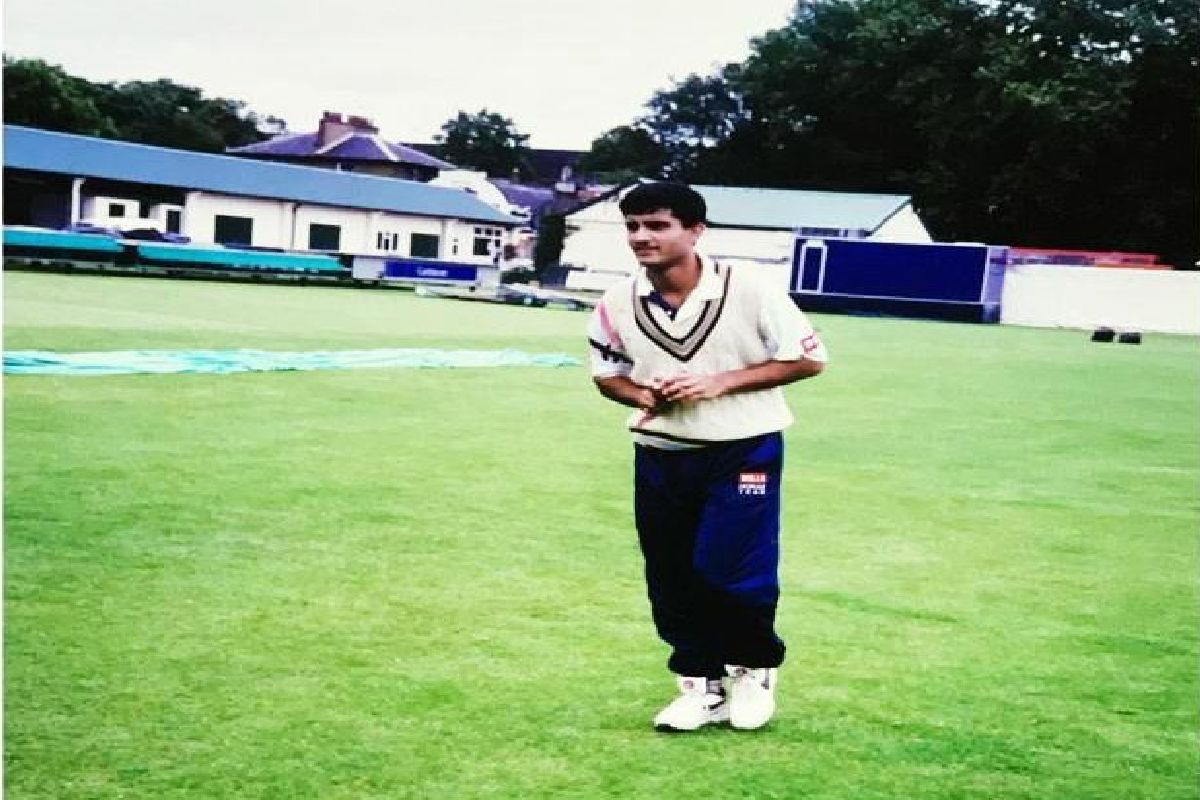 Sourav Ganguly shares photo of training before 1996 Test debut