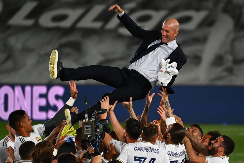 Zidane marks 50th Champions League game as a manager with victory as Real  Madrid sparkle against Liverpool