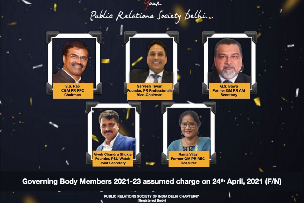 Public Relations Society of India’s Delhi chapter gets new leadership