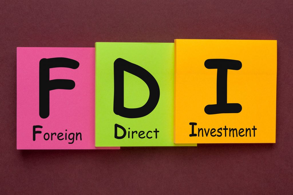 Foreign direct investment (FDI), FDI, Dips, Govt data