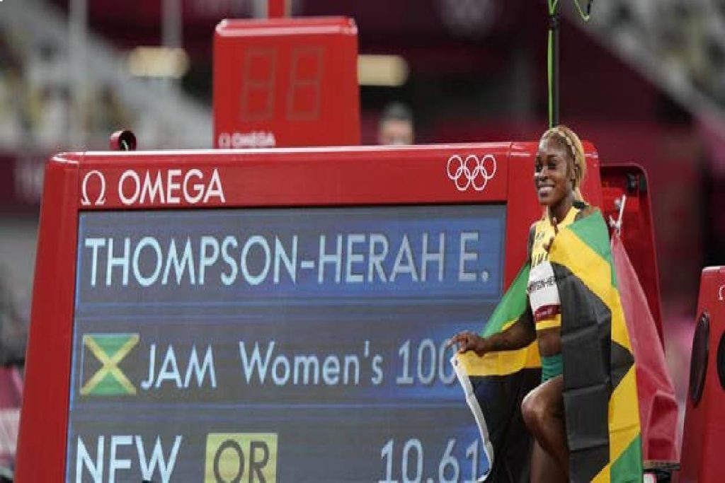 Thompson Herah Breaks Flo Jos Olympic Record In Womens 100 The Statesman