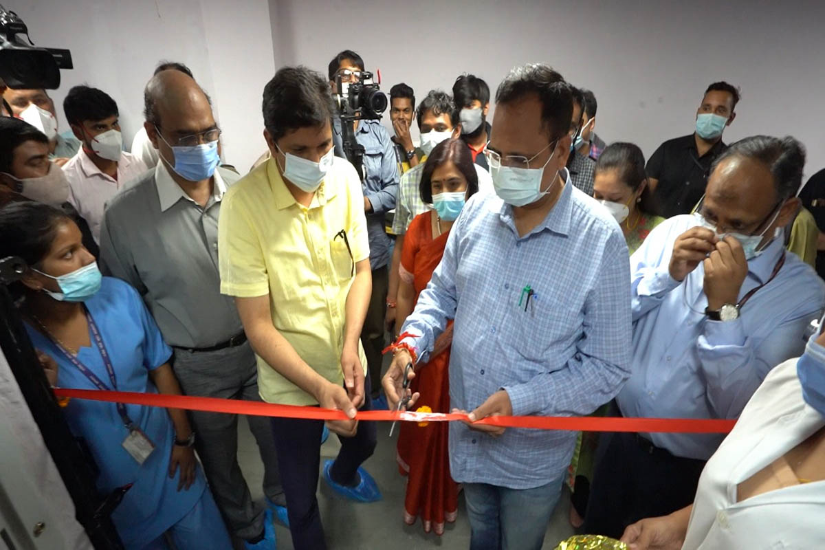 Covid rapid response centre inaugurated at Delhi’s Rajiv Gandhi Hospital