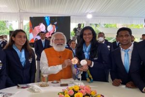 Tokyo Olympics contingent, PM Modi