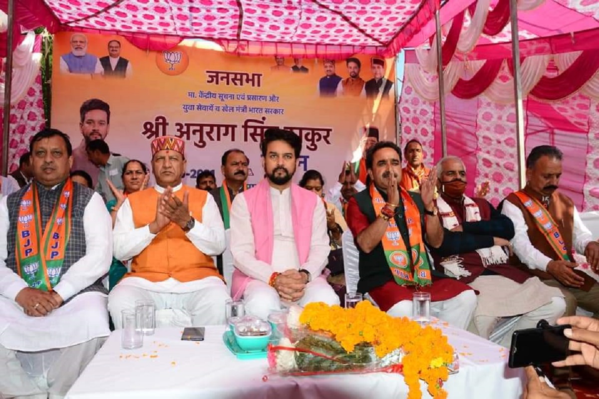 BJP always worked for welfare of armed forces: Anurag Thakur