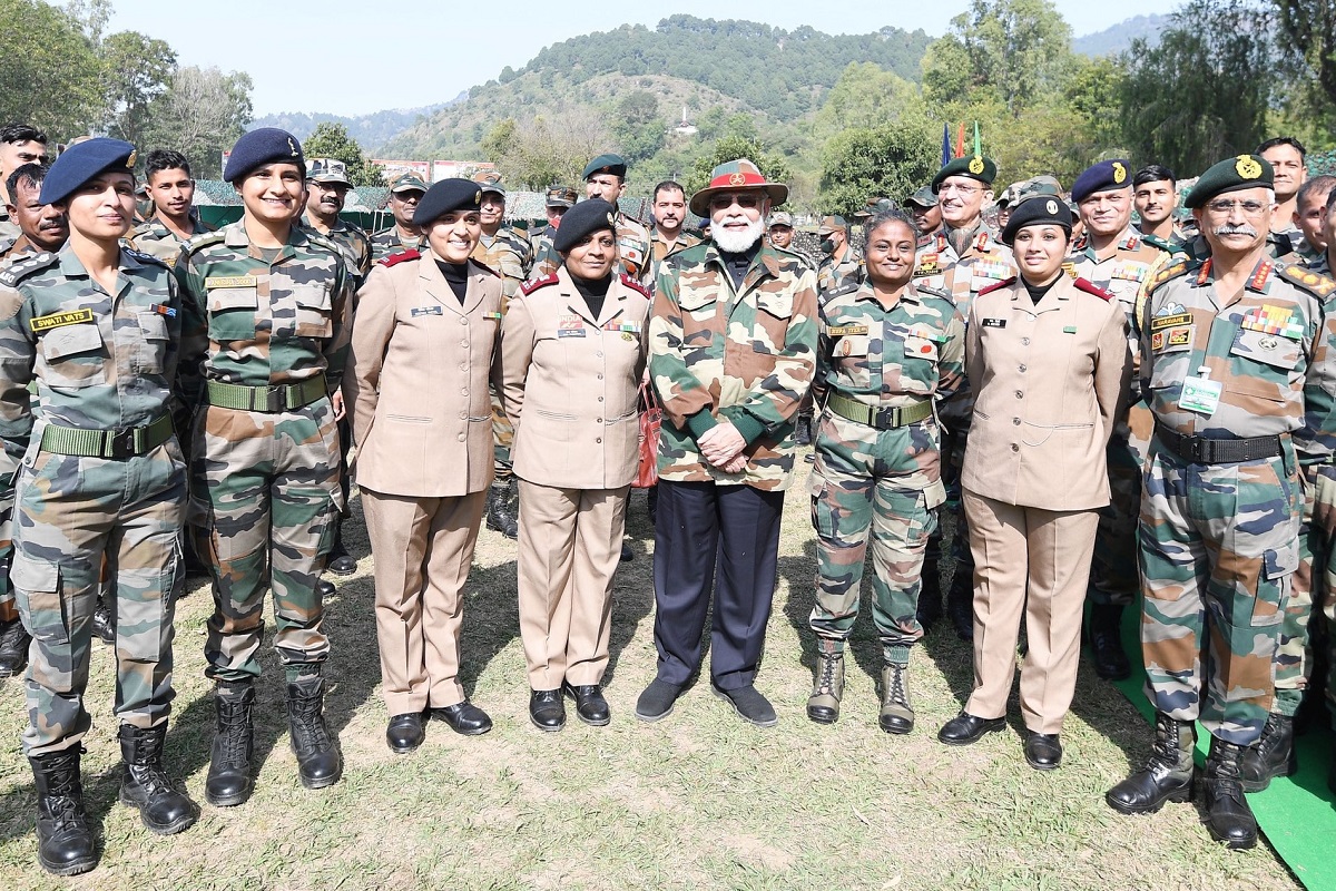 Modi celebrates Diwali with troops of Nowshera Brigade that conducted surgical strike in PoJK