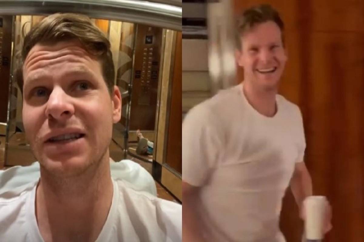 Steve Smith gets stuck in hotel lift for an hour