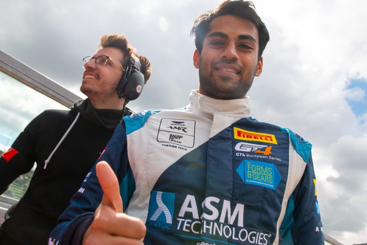 Akhil Rabindra registers double podium finish at European GT4