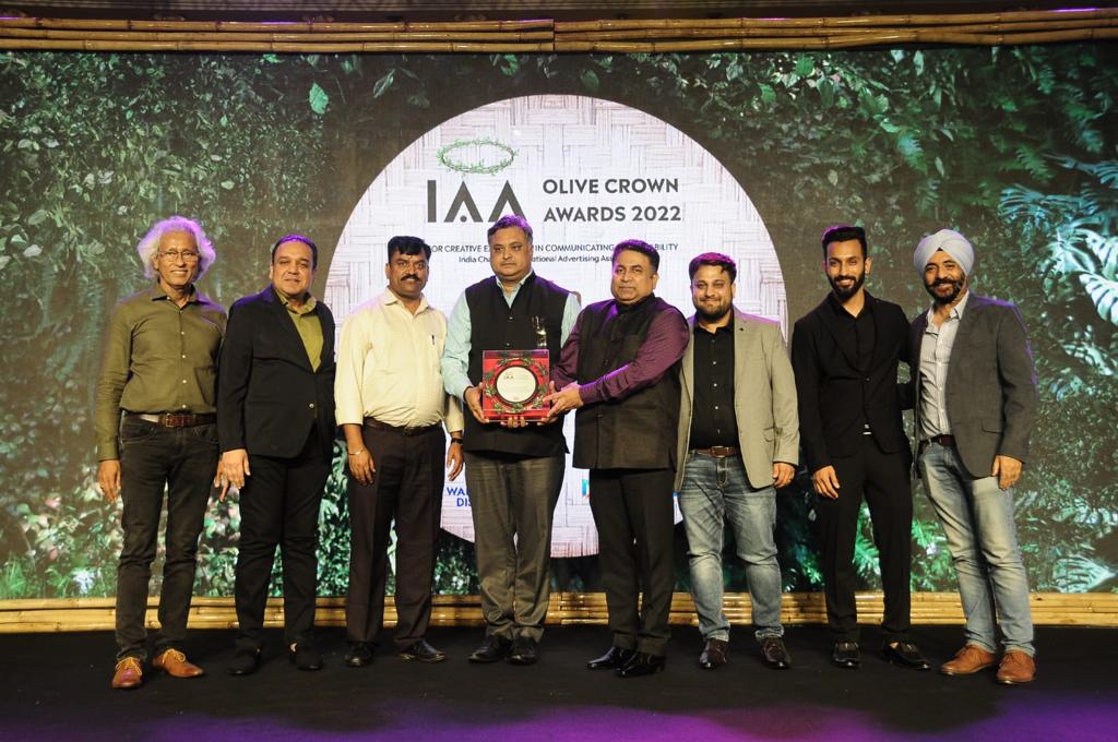 Energy Efficiency Services Limited (EESL) wins ‘Green Brand of The Year’ Award at the IAA Olive Crown Awards 2022