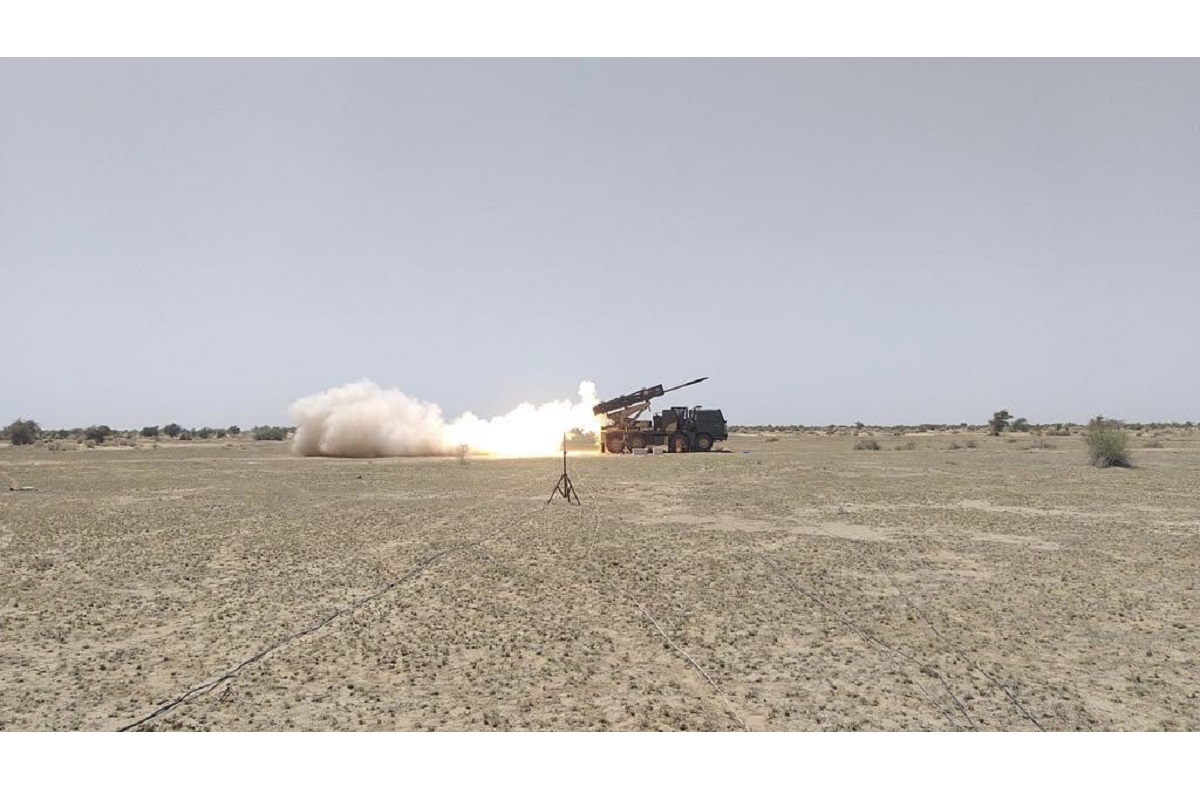 Pinaka rocket systems successfully flight-tested