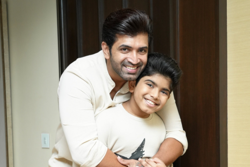 Arun Vijay shares son Arnav Vijay’s fun experience shooting with pups ...