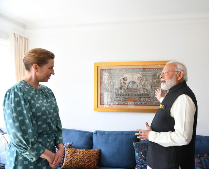 Denmark PM’s home painting praised in India after PM Modi’s Tour