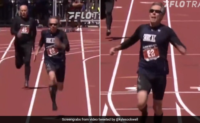 70-year-old covers 100 meters in less than14 seconds, sets new record