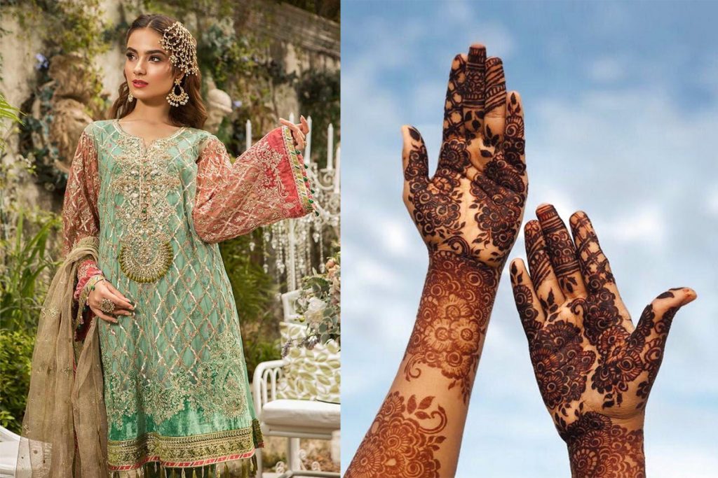 Eid ul Fitr 2022 Celebrity inspired outfits and mehendi designs