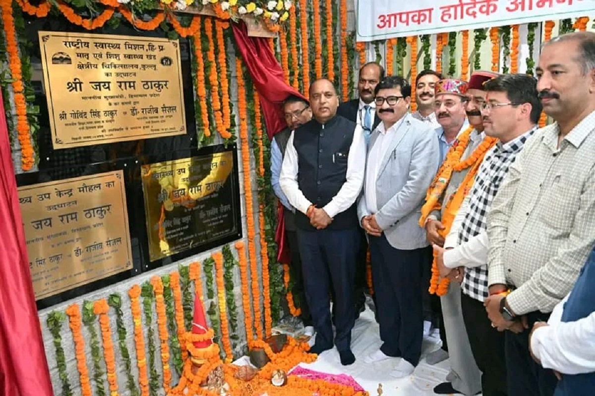 Himachal CM inaugurates developmental projects worth Rs. 14.38 crore in Kullu Assembly constituency