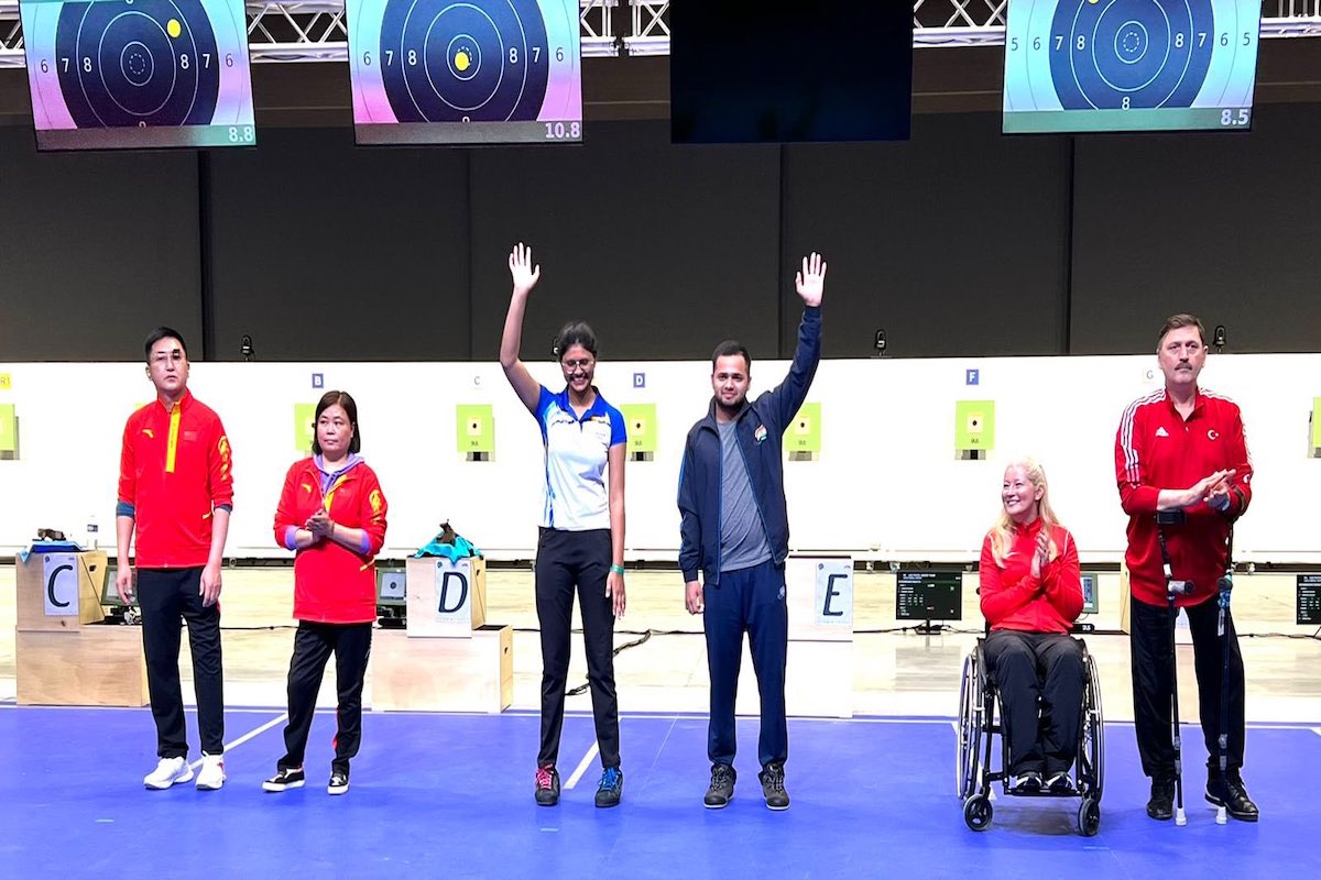 Para shooting world cup: Narwal-Francis pair win India’s third gold