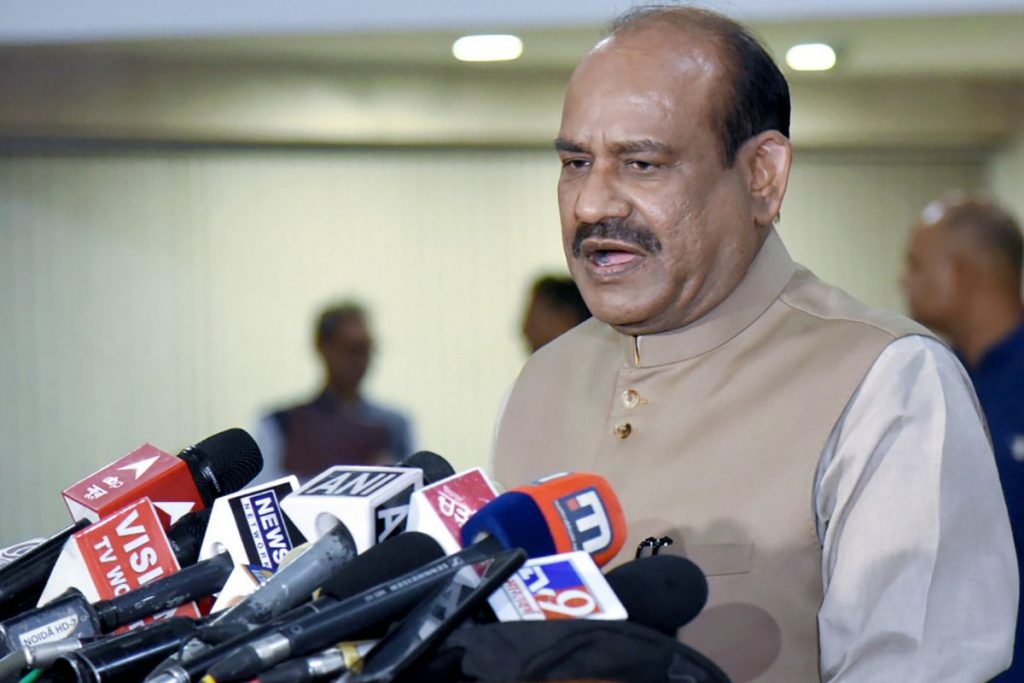 Om Birla, Shinzo Abe, Monsoon session, Parliament