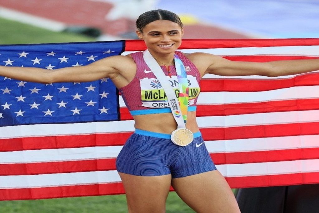 Sydney McLaughlin sets world record in women's 400m hurdles win at