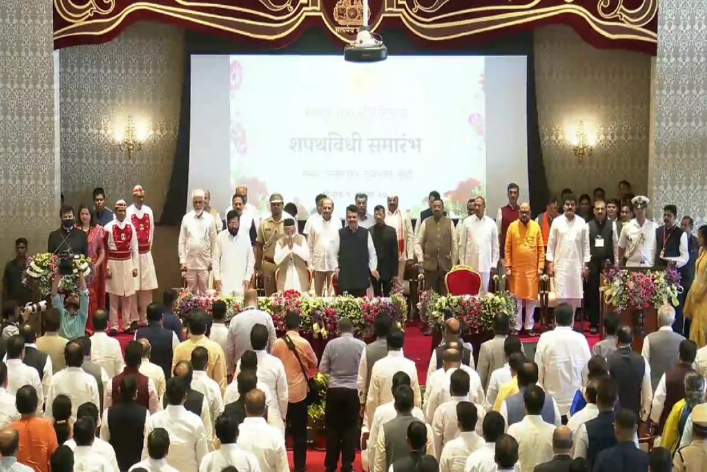 Maharashtra Cabinet Expansion; 18 MLAs Take Oath