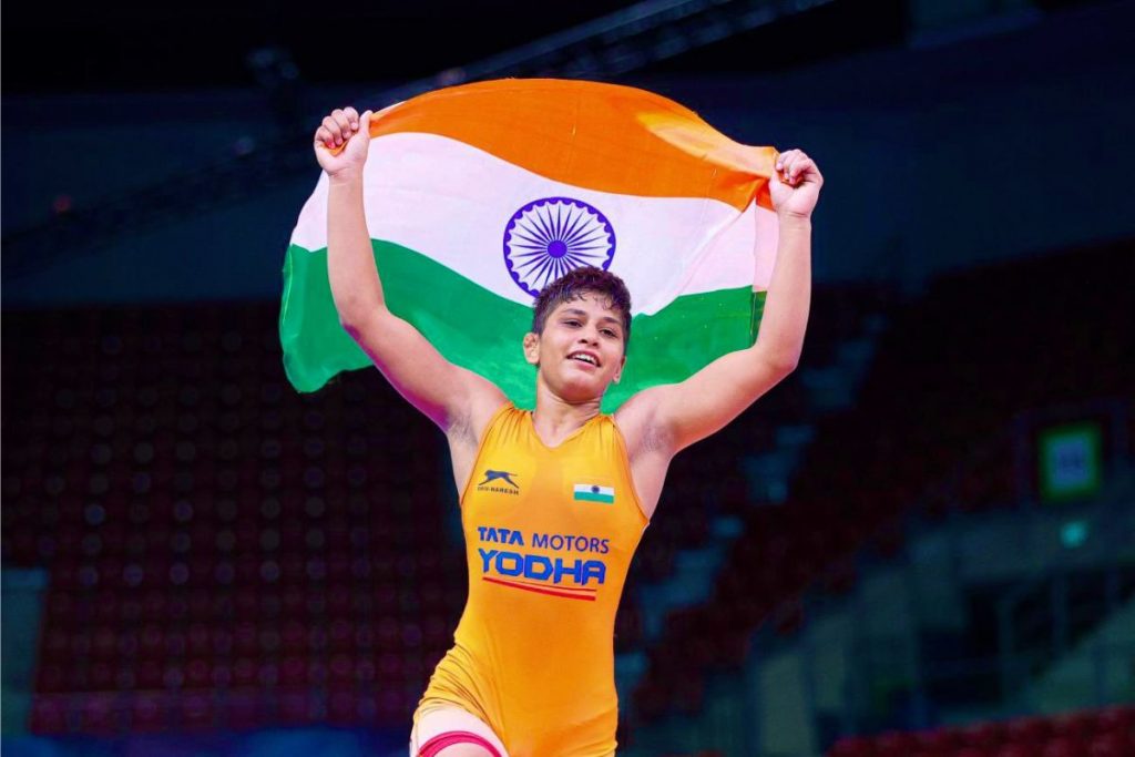 Antim Panghal Indias First Ever U 20 World Wrestling Champion