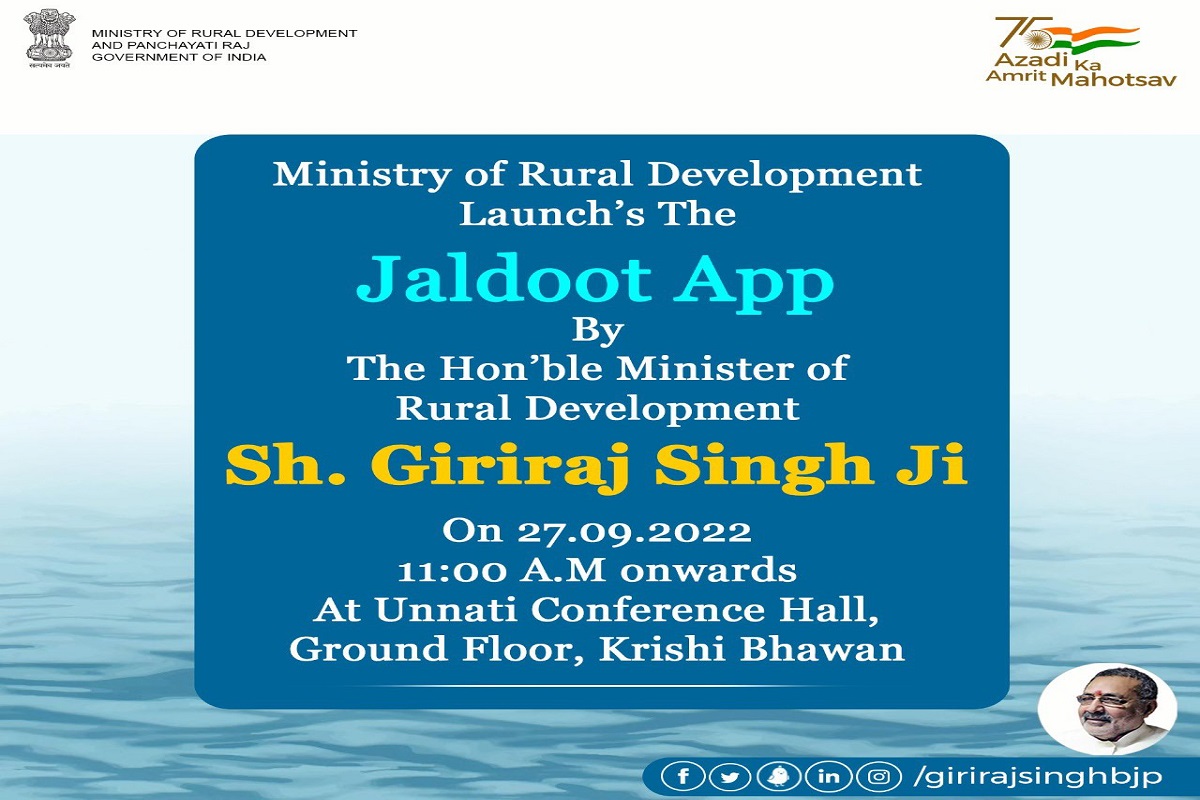 Govt releases JALDOOT app to collect data on underground water levels