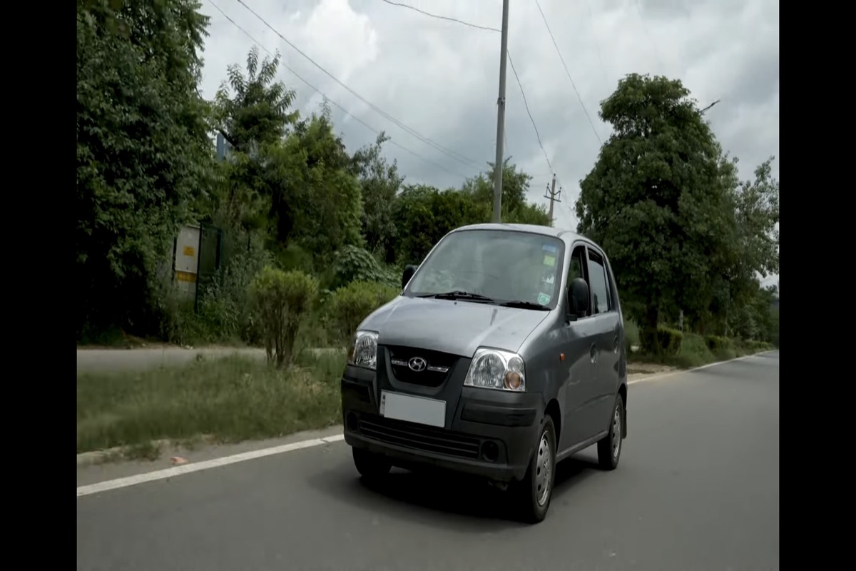 Petrol car converted to EV