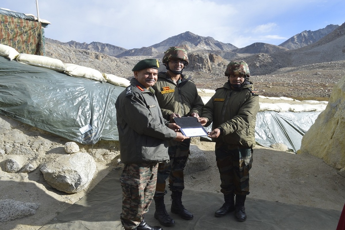 Northern Army Commander reviews operational preparedness in Batalik Sector