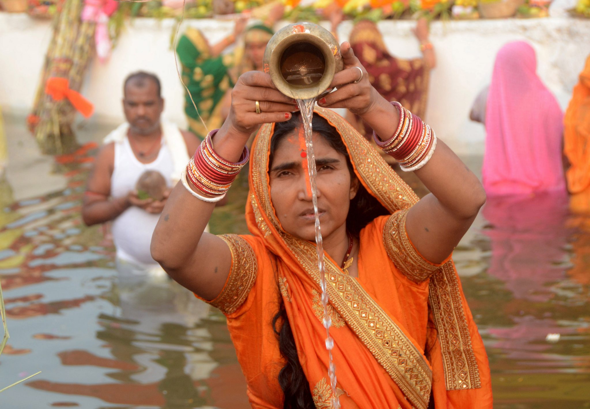 Four Day Chhath Puja Ends With Morning Argh 7353