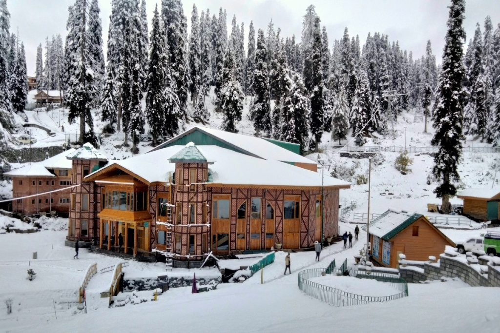 Gulmarg Turns White As Kashmir Witness Season's First Snowfall