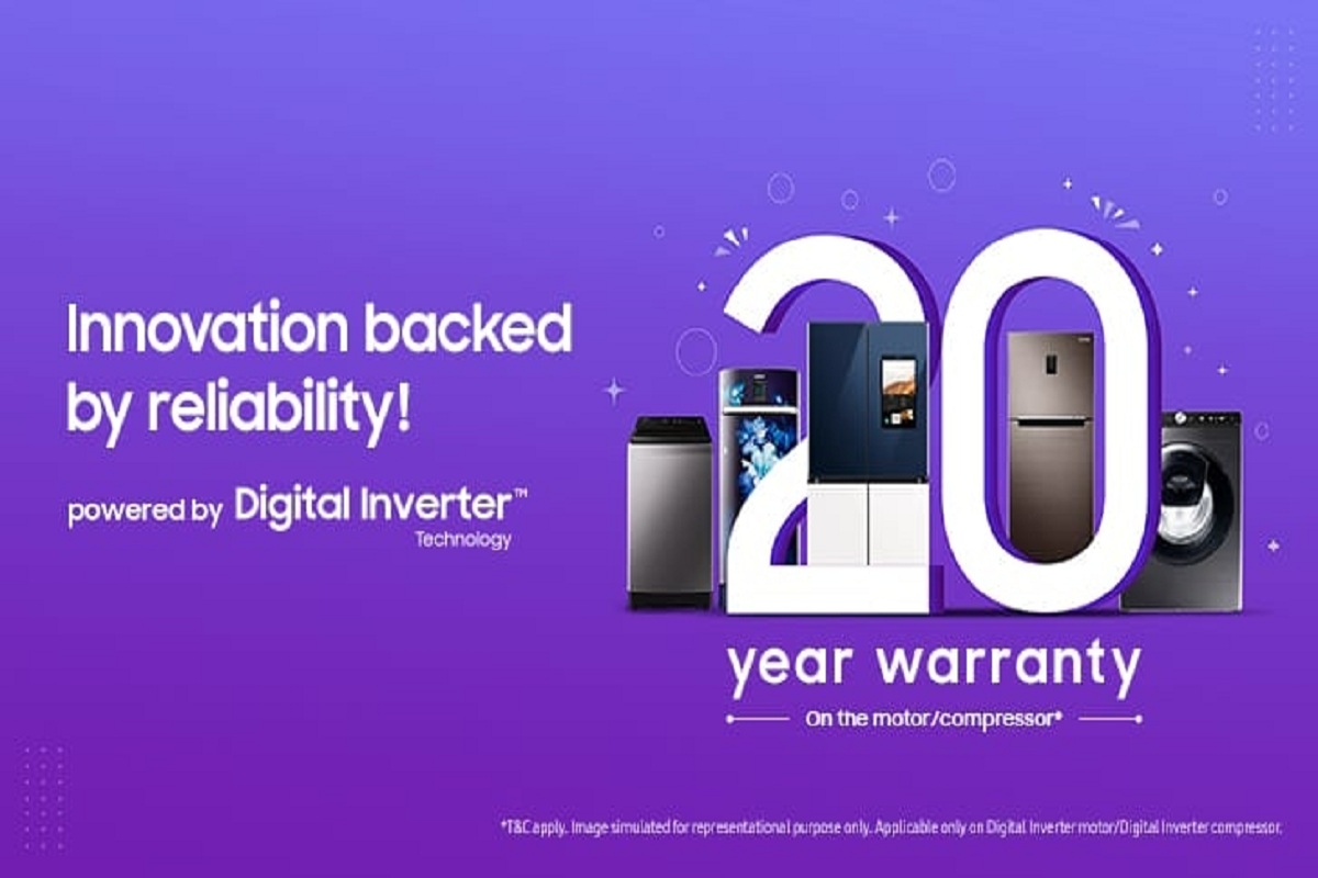 Samsung offer 20-yr warranty on some of its products in India