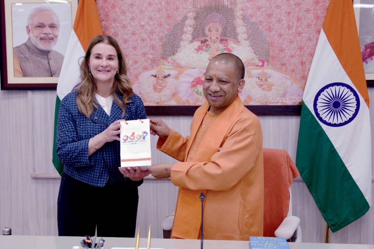 Melinda Gates all praise for Yogi Govt’s welfare schemes in UP