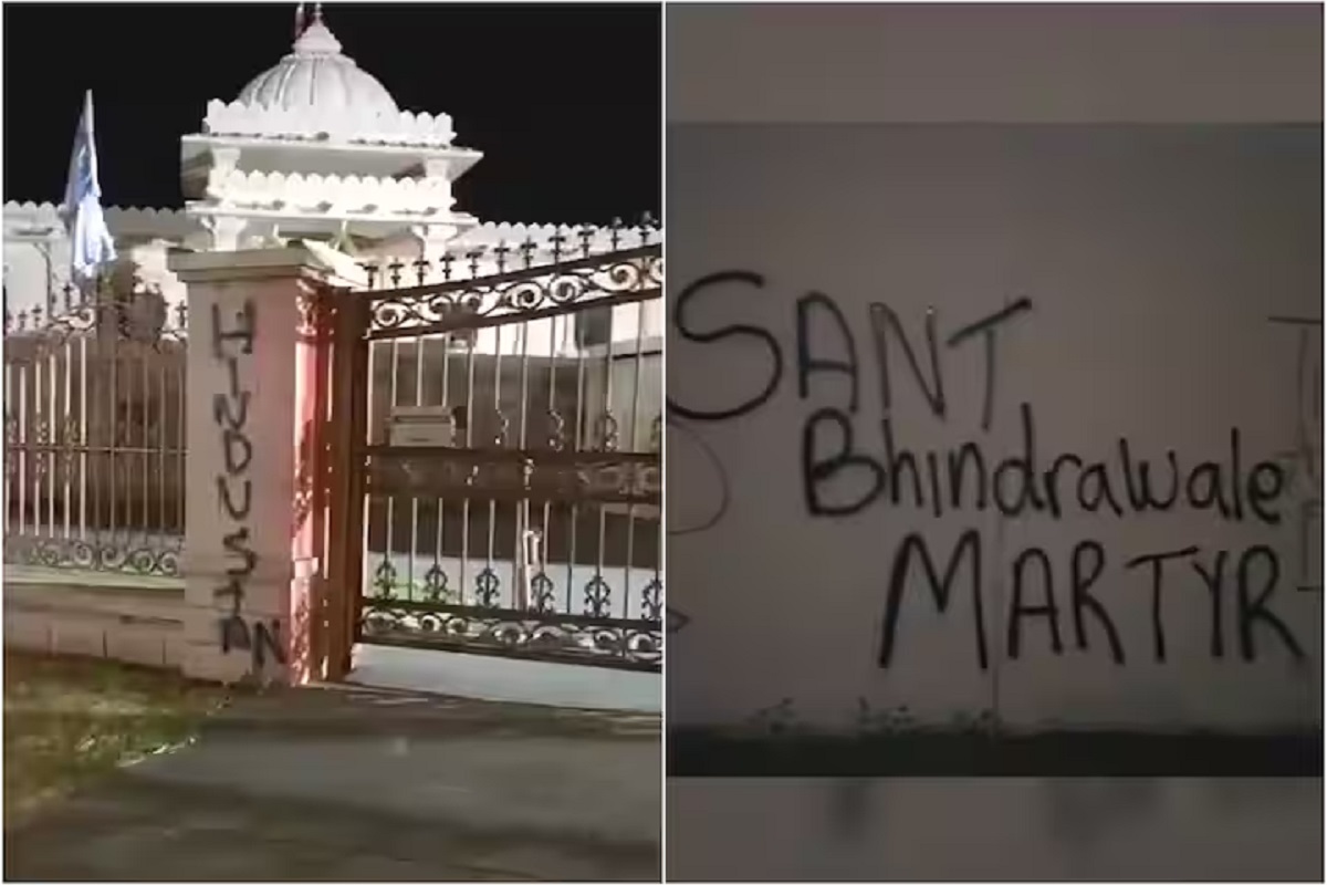 Australia: Another temple vandalised with anti-Hindu graffiti