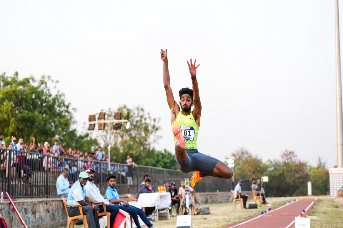 Jeswin Aldrin sets up new National Record in Long Jump