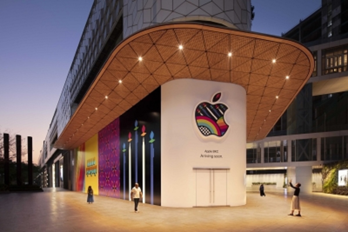 Apple reveals first glimpse of its grand India retail store in Mumbai