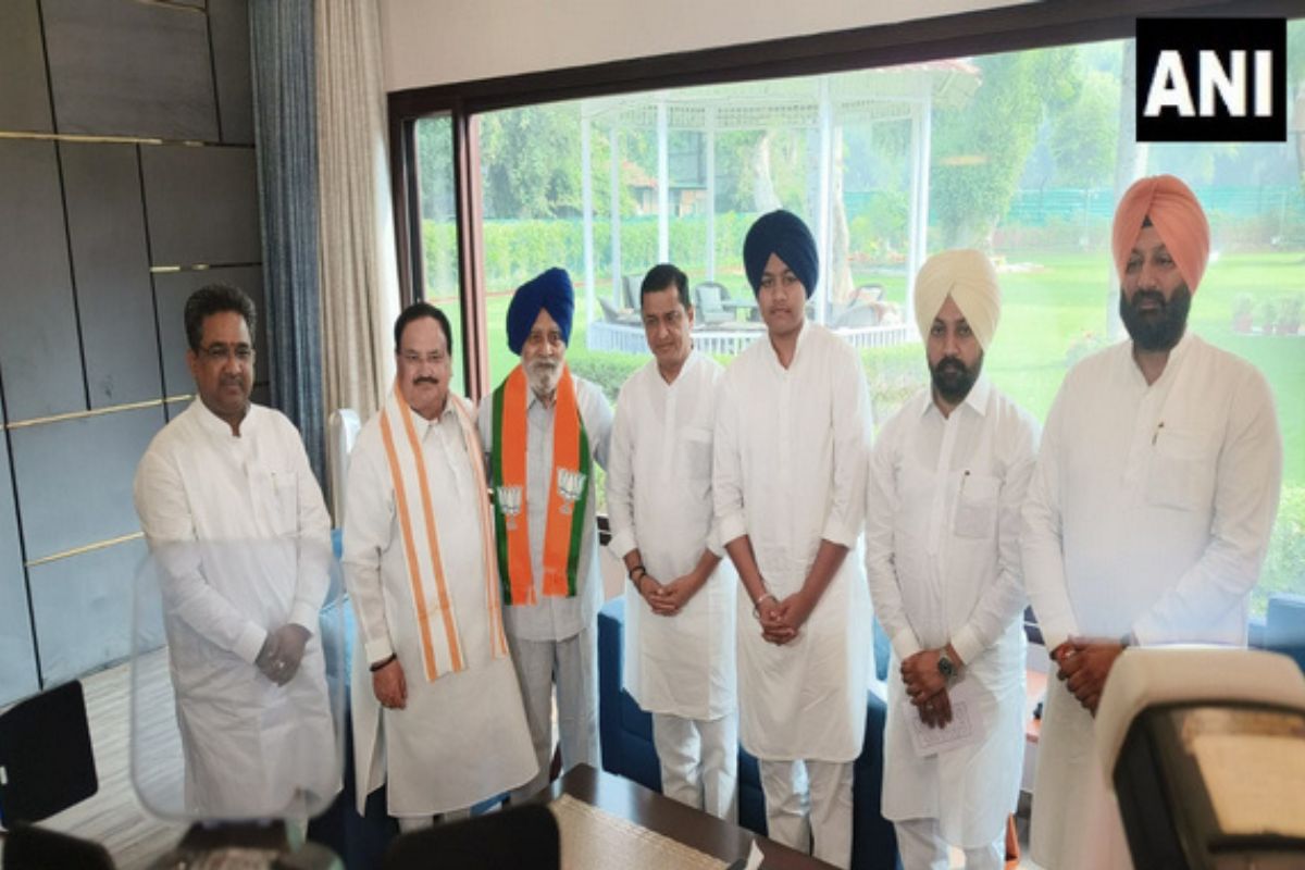 Former Punjab Assembly Speaker Charanjit Singh Atwal joins BJP