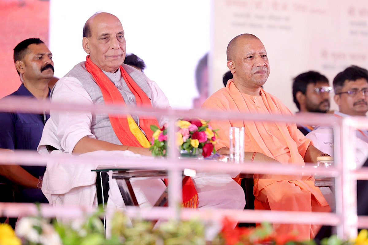 Credit for UP’s development goes to PM’s vision, CM’s mission: Rajnath Singh