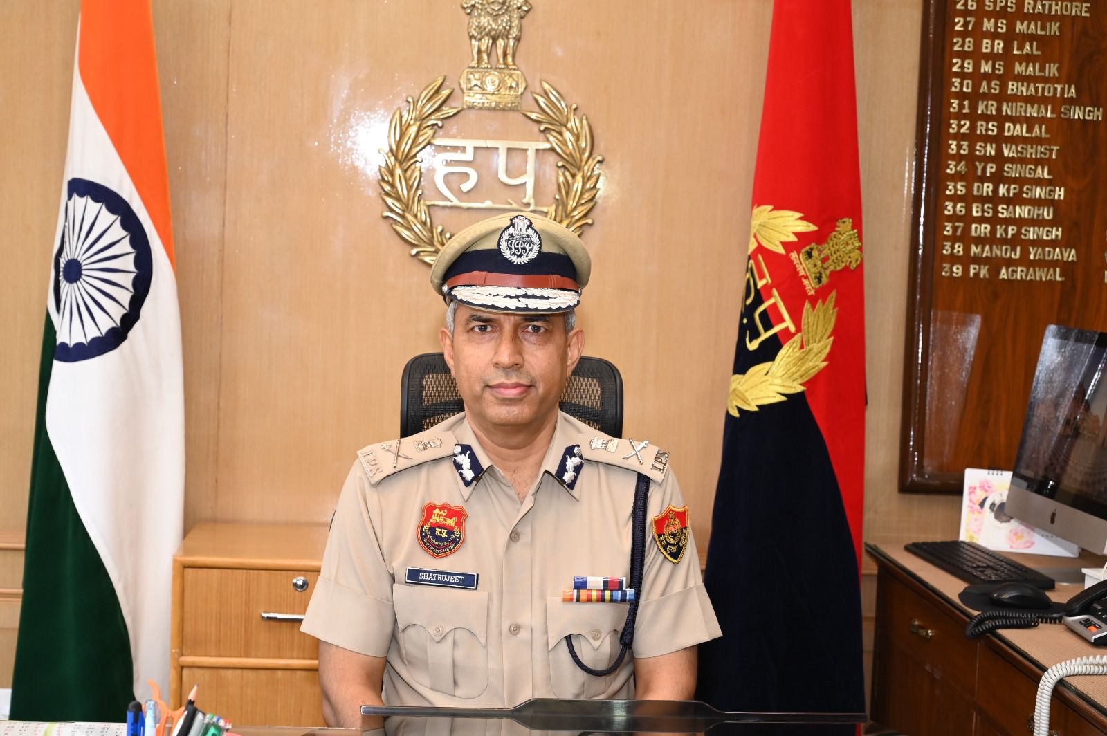 Shatrujeet Kapur takes charge as new Haryana DGP - The Statesman