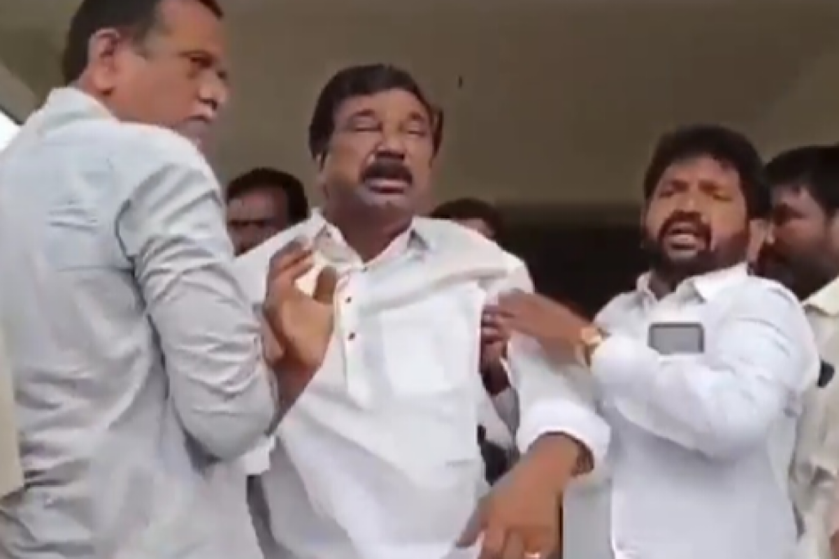 Telangana’s ex Deputy CM breaks down over denial of BRS ticket