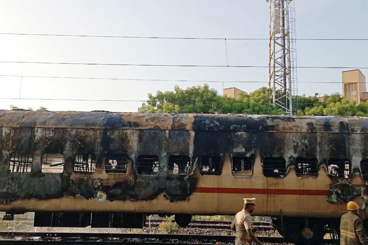 Madurai Train Coach Fire: Southern Circle Railway Safety Commissioner statutory inquiry underway