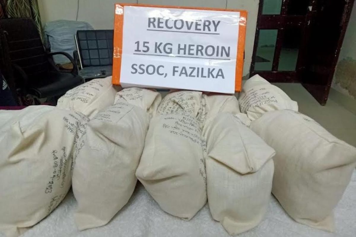 15-kg heroin recovered from wheat straw-laden tractor-trolley in Punjab