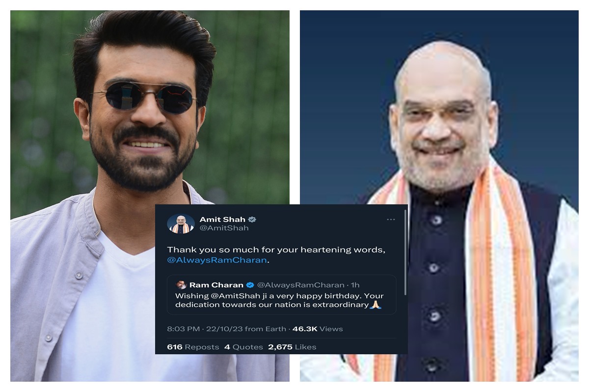 Ram Charan Sends Birthday Wishes to Amit Shah