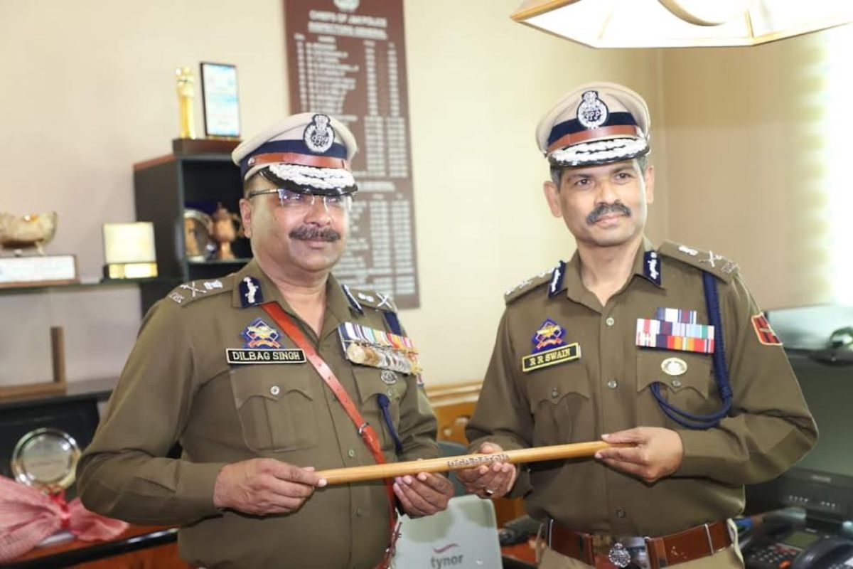 Swain takes over as J&K DGP after retirement of Dilbag Singh