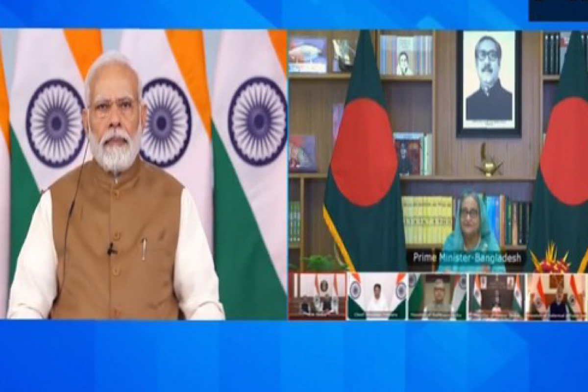 PM Modi, Sheikh Hasina jointly inaugurate rail, power sector projects between India, Bangladesh