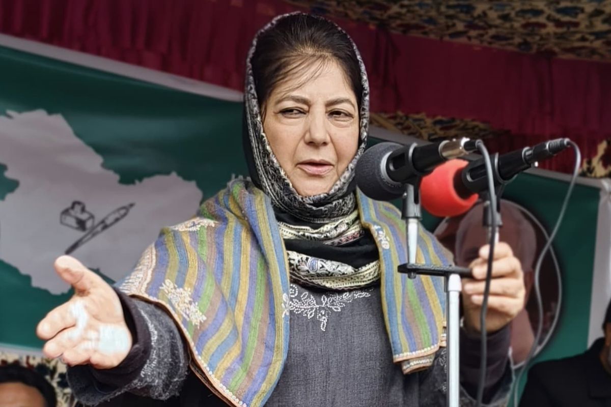 BJP’s jackboot approach further alienating people of Kashmir: Mehbooba