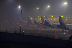 Winter fog disrupts flight, train services in Delhi