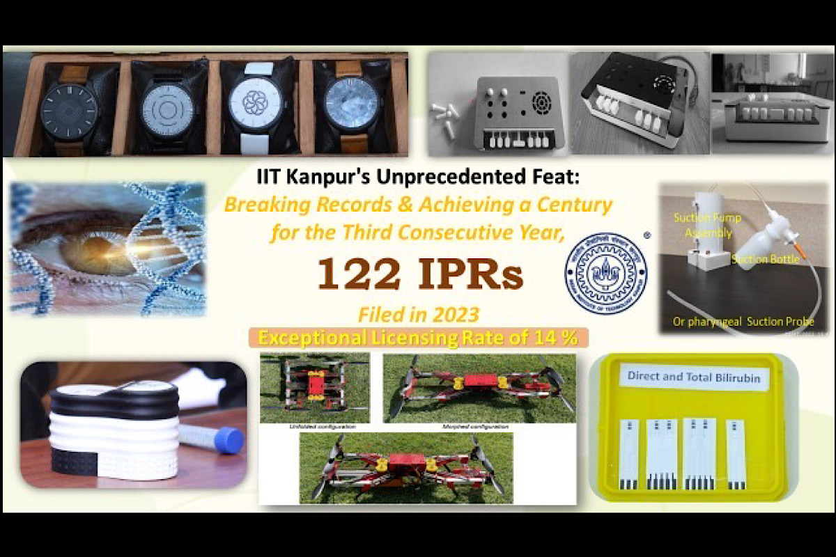 IIT Kanpur files record-breaking 122 intellectual property rights in 2023