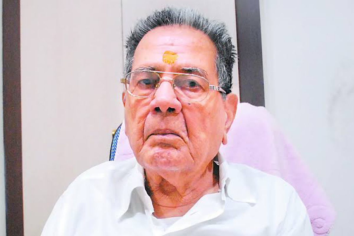 Veteran BJP leader, former Dy CM Bhabhra passes away in Jaipur