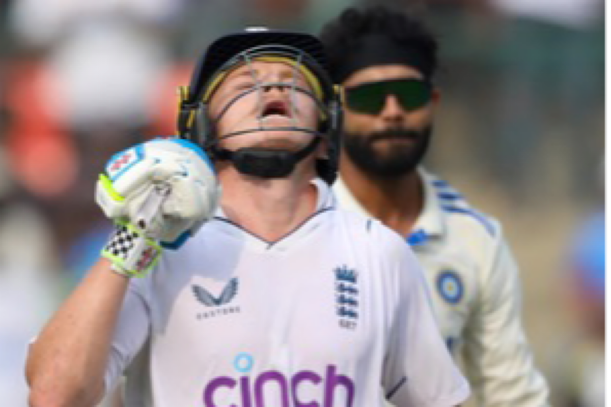 1st Test: Ollie Pope bowled for a magnificent 196 as England set India target of 231 runs