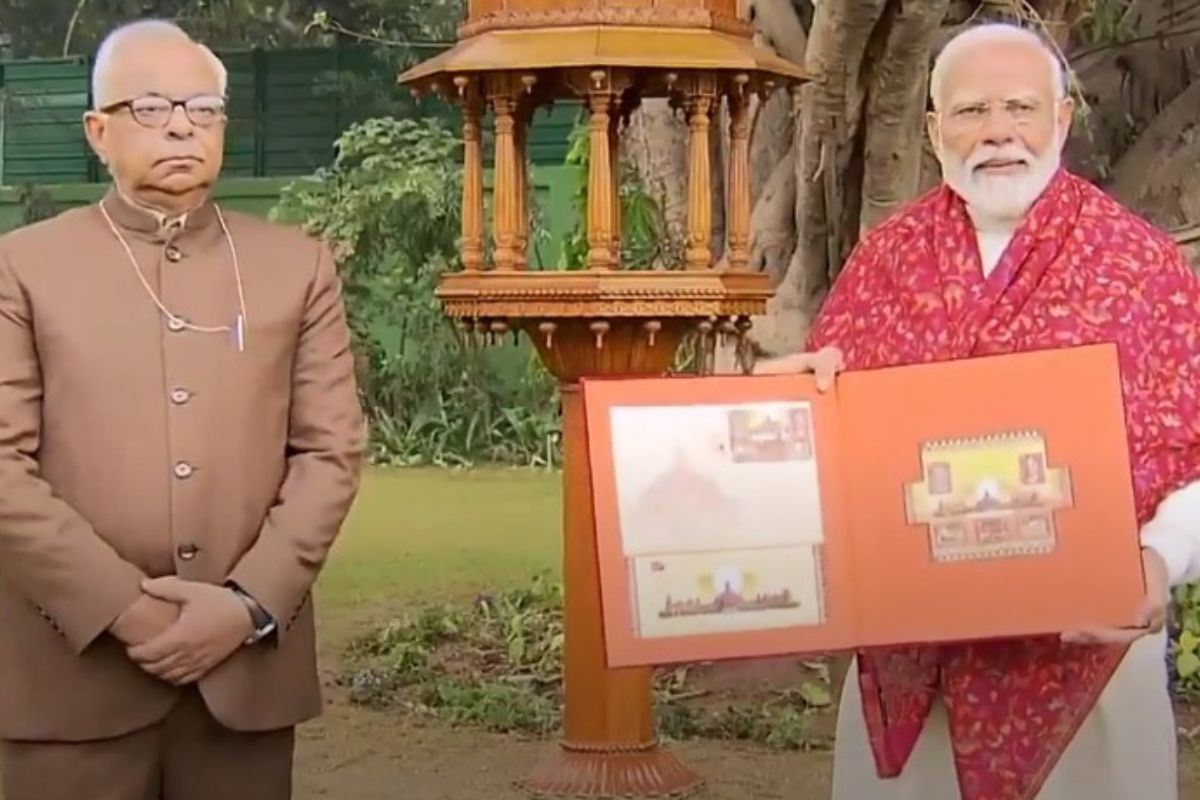 PM Modi releases commemorative postage stamps, book on Ram Mandir ahead of consecration ceremony