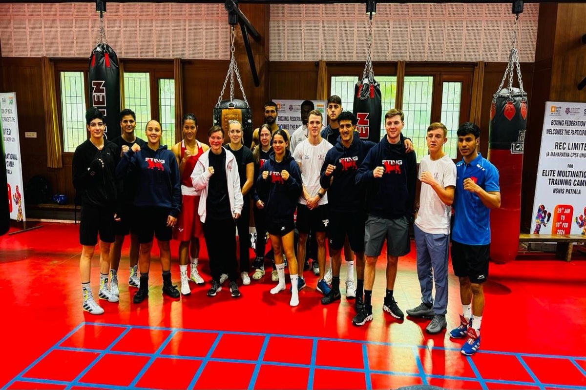 Elite multinational boxing training camp ahead of Paris Olympics