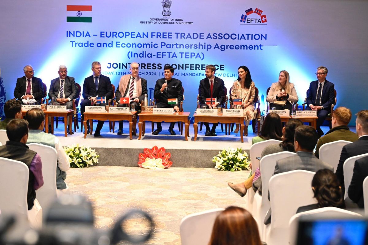 ‘Watershed moment’: Modi hails Trade and Economic Participation Agreement between India and EFTA